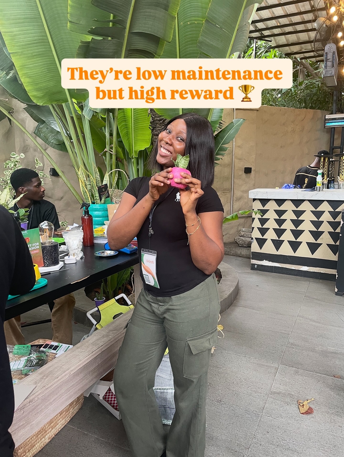 Traditional African plant containers